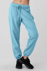 Cuffed Renown Heavy Weight Sweatpant - Baby Blue